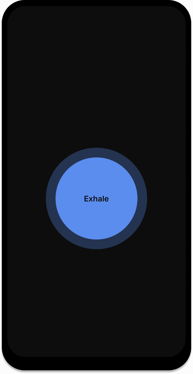Exhale breathing exercise